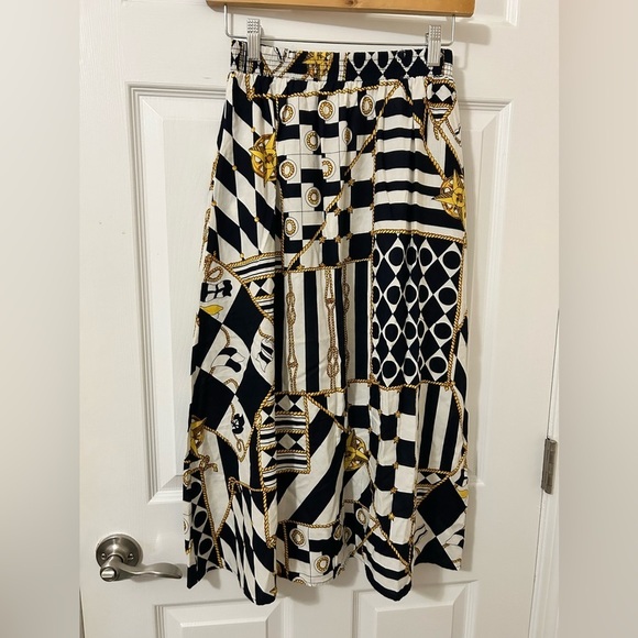 Connections vintage checkered and nautical skirt - Picture 5 of 12